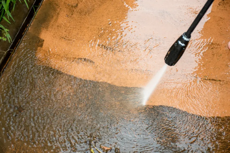 Water blasting driveways and paths in Papakura, Auckland